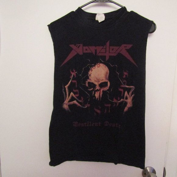 Thrash/Death/Black Metal Vomitor Band Muscle Tee SIze S - Picture 1 of 2